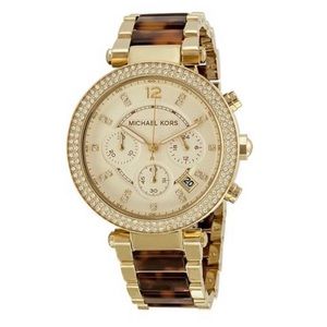 Michael Kors Women’s Tortoise/Gold Watch